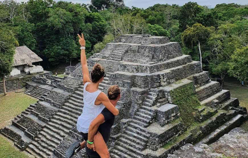 Enjoy The Sunset on Top of A Mayan Pyramid In Yaxha – Private Tour From Flores