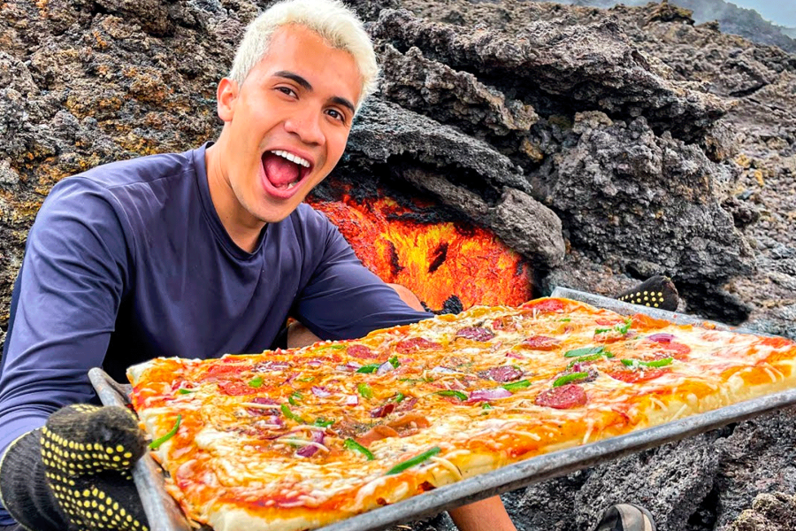 Pacaya Volcano Vistas + Enjoy Pizza Surrounded by The Volcano