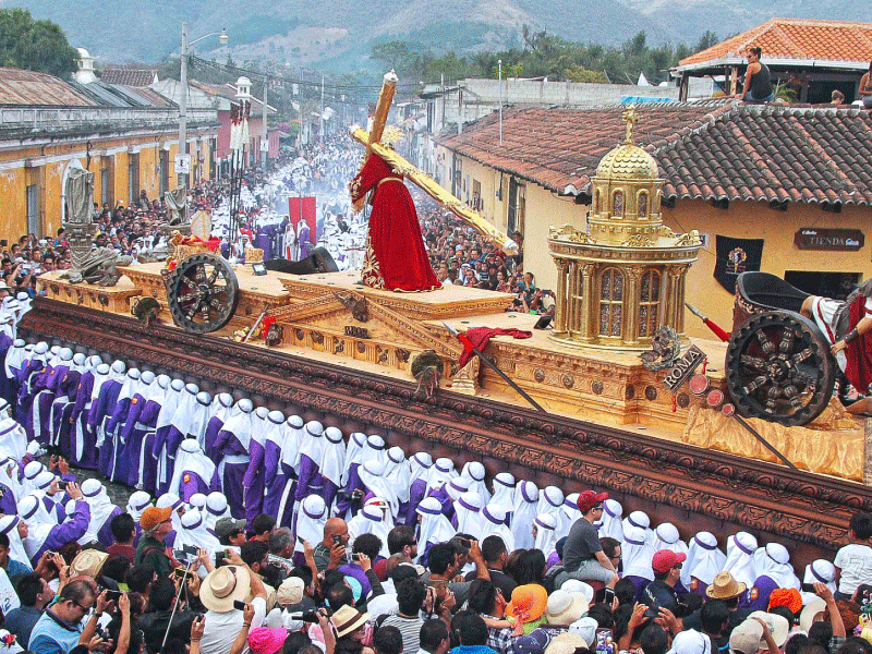 Tour of Catholic Processions During Holy Week in Antigua