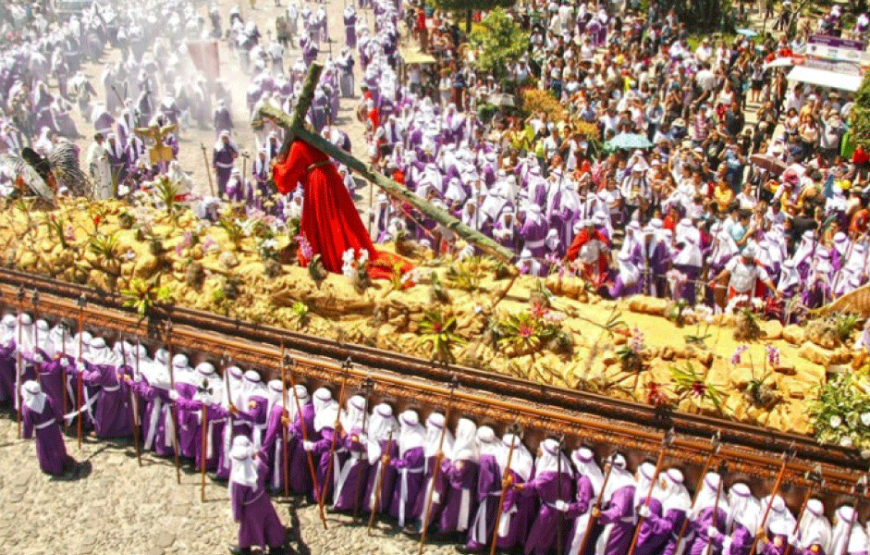 Tour of Catholic Processions During Holy Week in Antigua