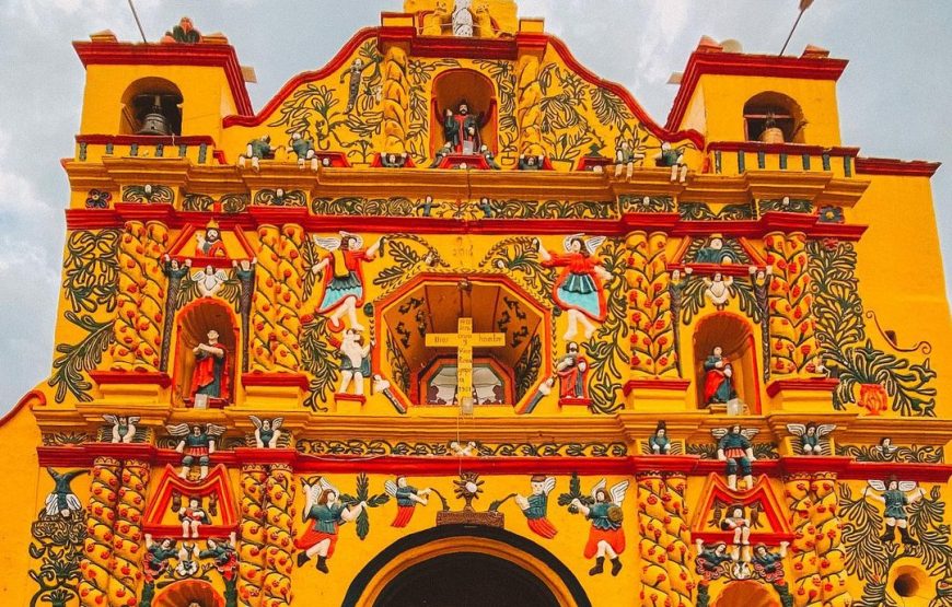 Iconic Yellow Church + Mayan Market + Small Town: Cultural Tour – 26325P161