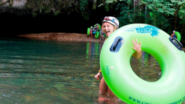 Full Day Jungle Zipline with Cave Tubing at Jaguar Paw Nature Park