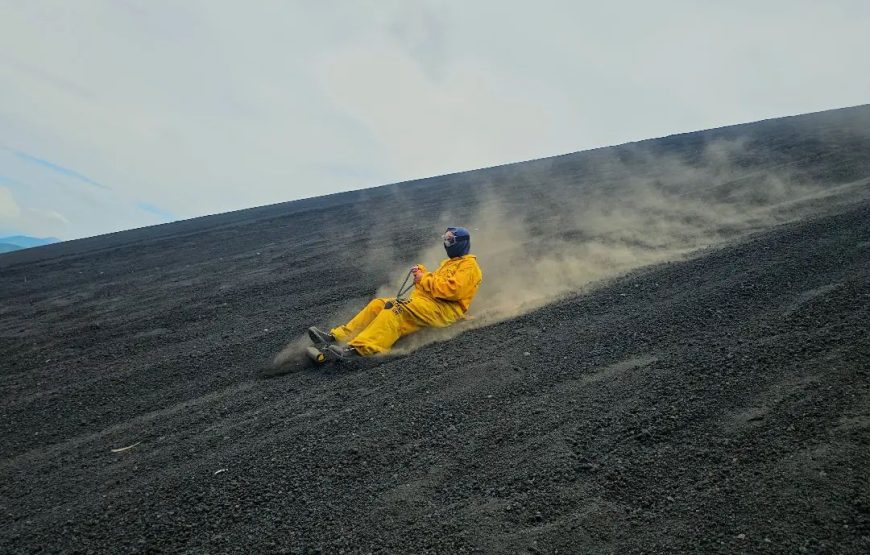 Volcanic Sandboarding Adventure in Volcan Cerro Negro