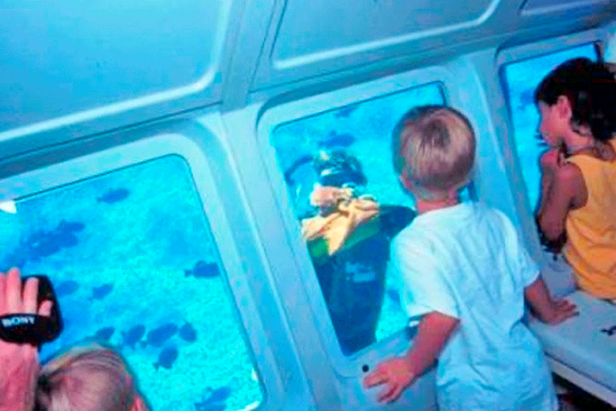 Roatan Coral Reef Safari Glass Bottom Boat Adventure