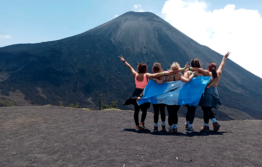 Shared Tour to Climb Active Pacaya Volcano + Lunch + Hot Springs