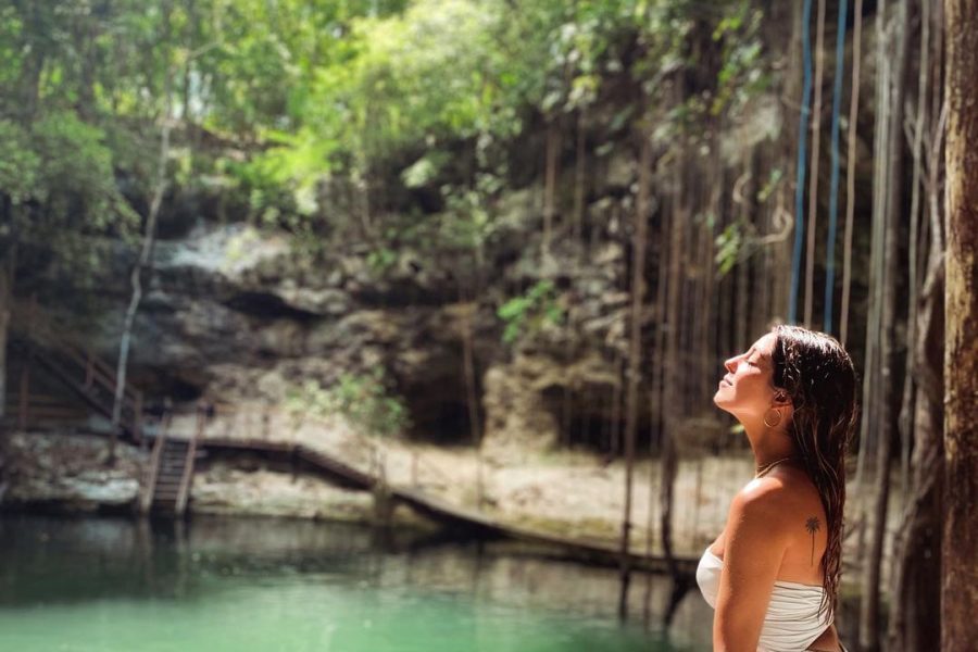 Ek Balam and Cenote Swimming in Mayan City