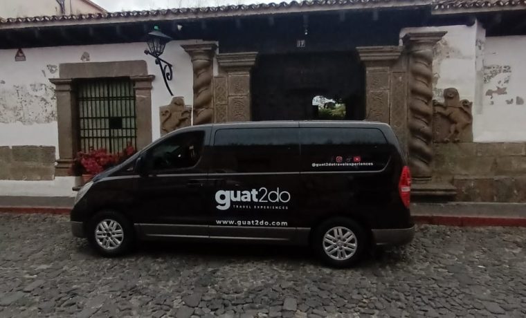 Private Transportation Service to Antigua Guatemala on a Minibus with A/C